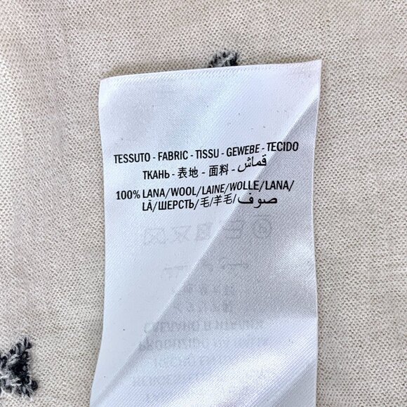 Gucci Beige Wool Cardigan With Red Trim & Insect Embroidery - Picture 6 of 7